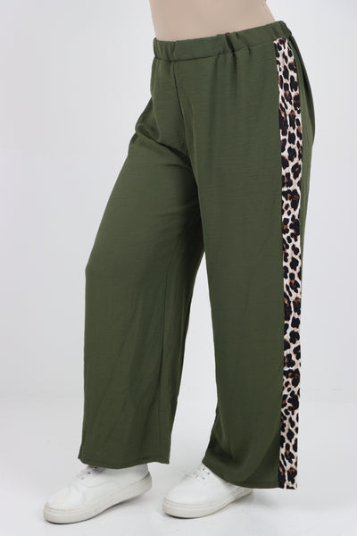 Italian Leopard Print Top and Trouser Co Ord Set