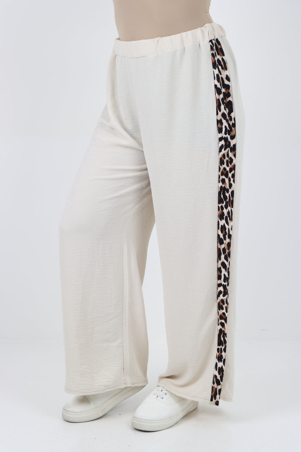 Italian Leopard Print Top and Trouser Co Ord Set