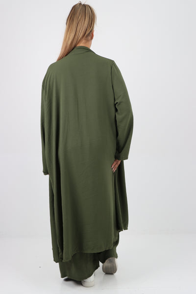 Italian Open Front Longsleeve Cardigan