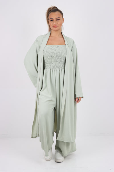 Italian Open Front Longsleeve Cardigan