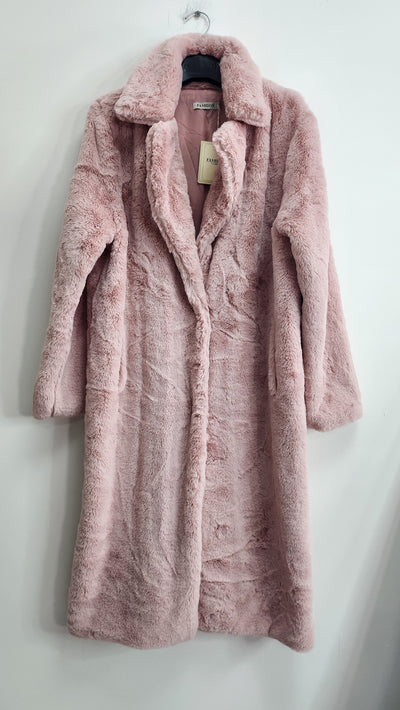 Italian Oversized Faux Fur Long Warm Teddy Coat