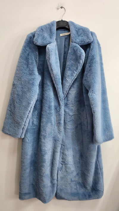 Italian Oversized Faux Fur Long Warm Teddy Coat