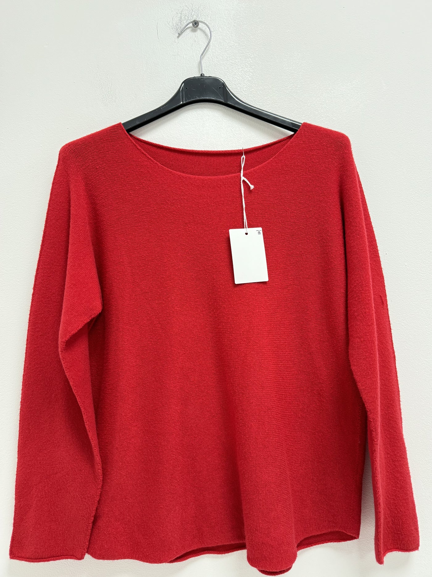 Italian Knitted Basic Plain Long Sleeve Jumper Top