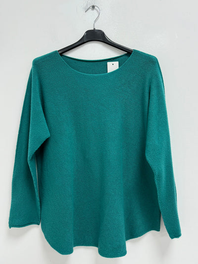 Italian Knitted Basic Plain Long Sleeve Jumper Top