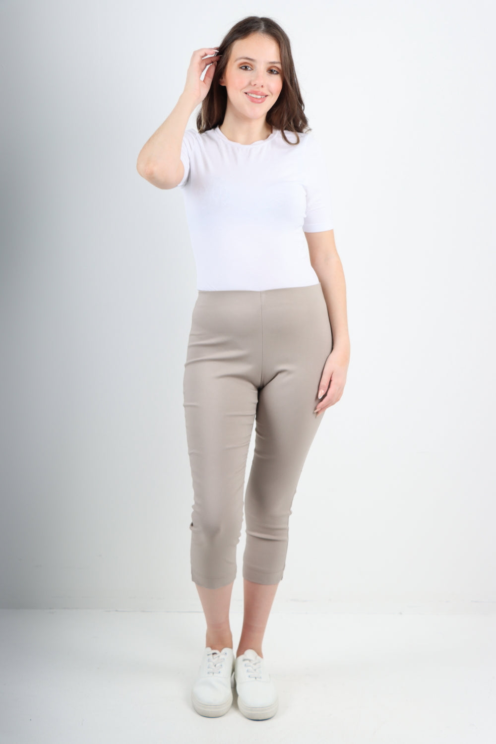 Italian Plain Capri Trousers