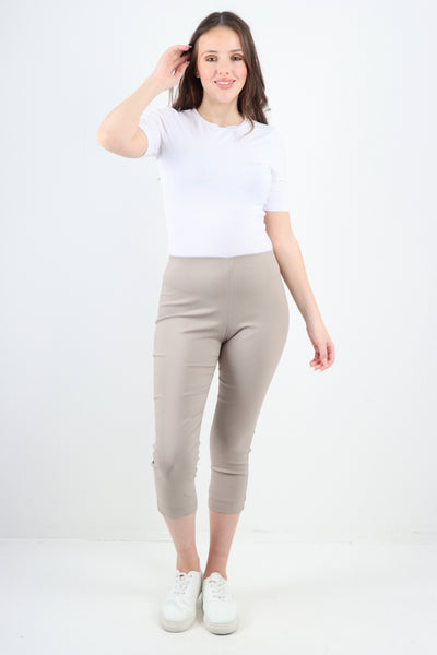 Italian Plain Capri Trousers