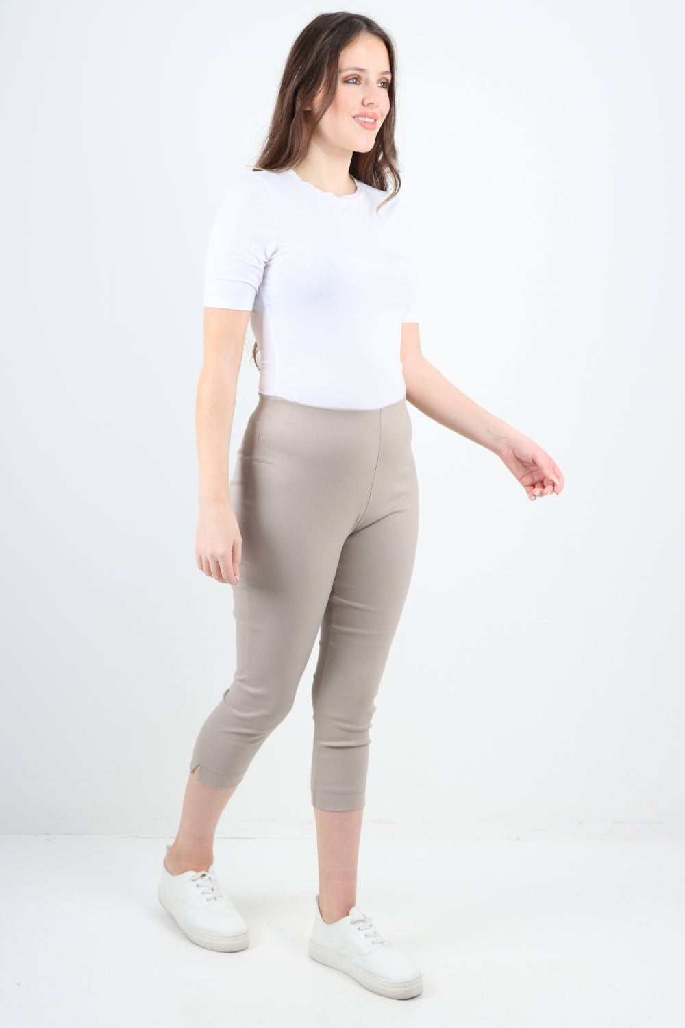 Italian Plain Capri Trousers