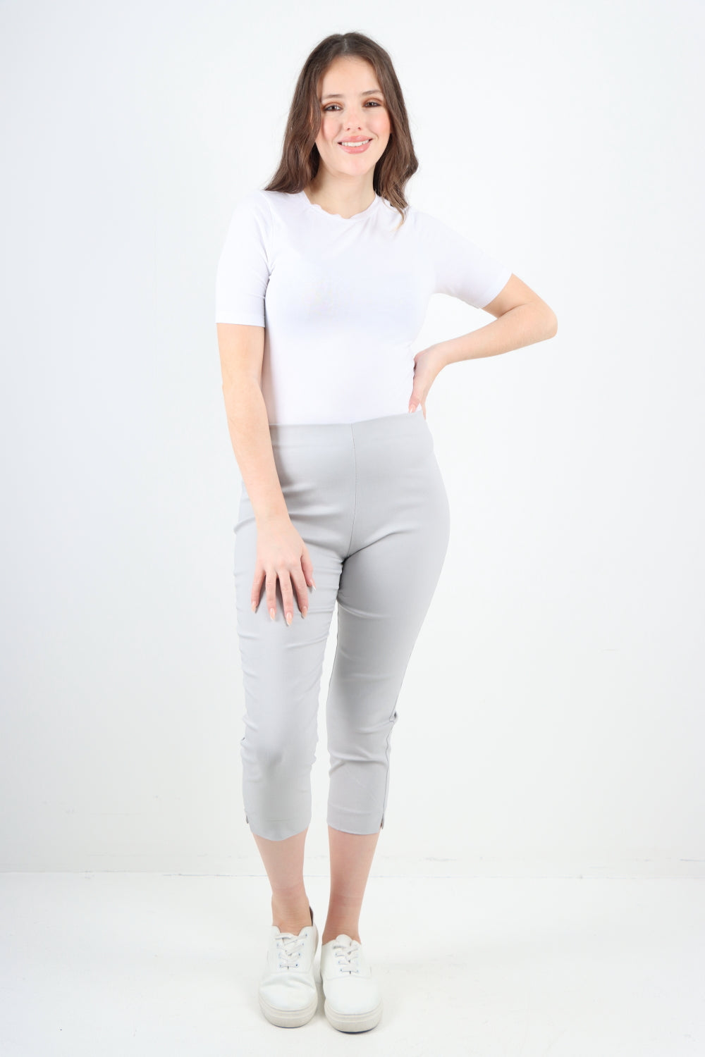 Italian Plain Capri Trousers