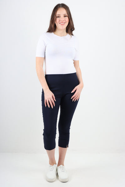 Italian Plain Capri Trousers