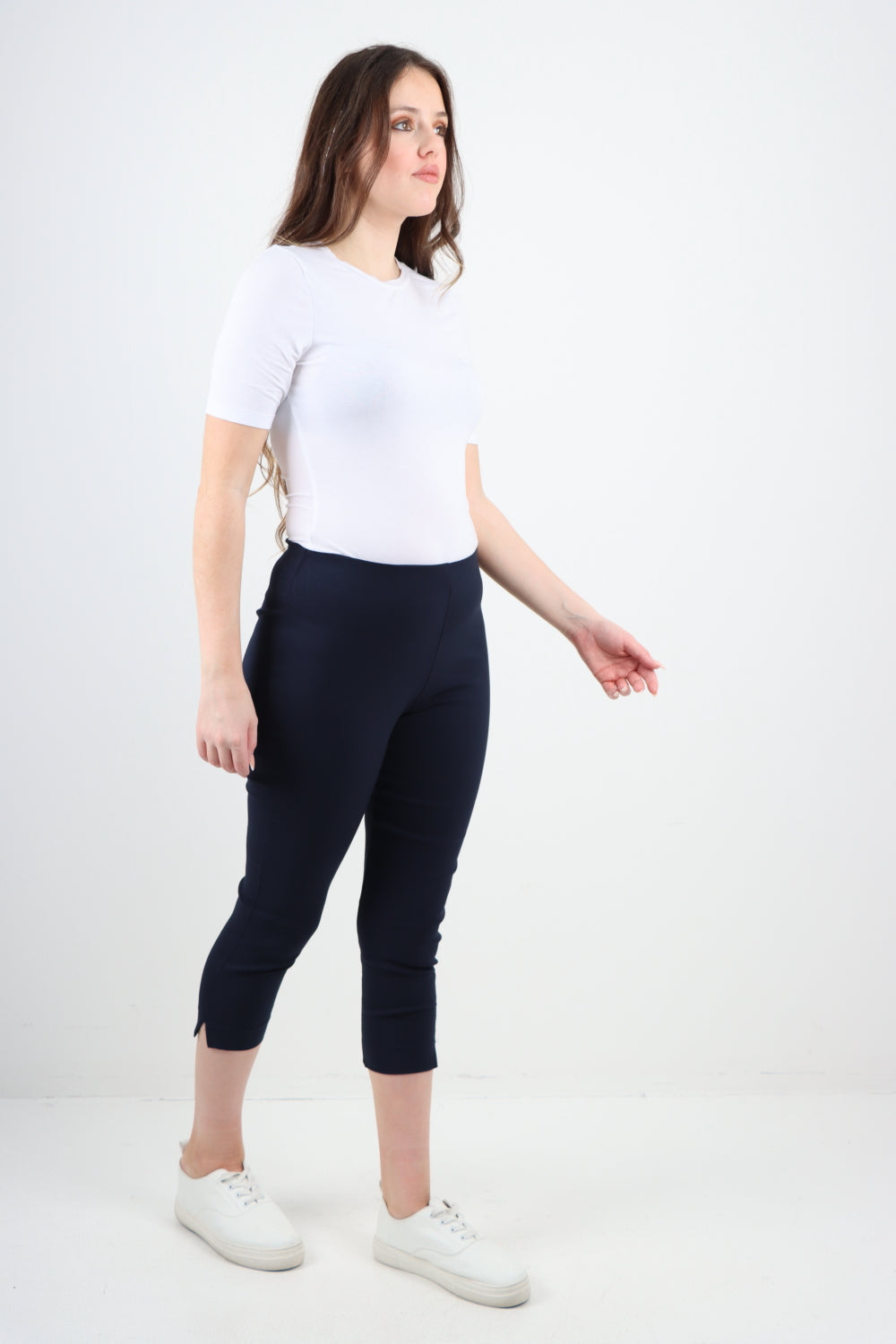 Italian Plain Capri Trousers