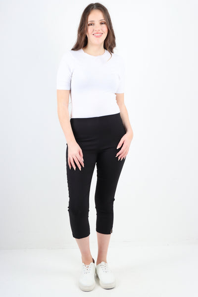 Italian Plain Capri Trousers