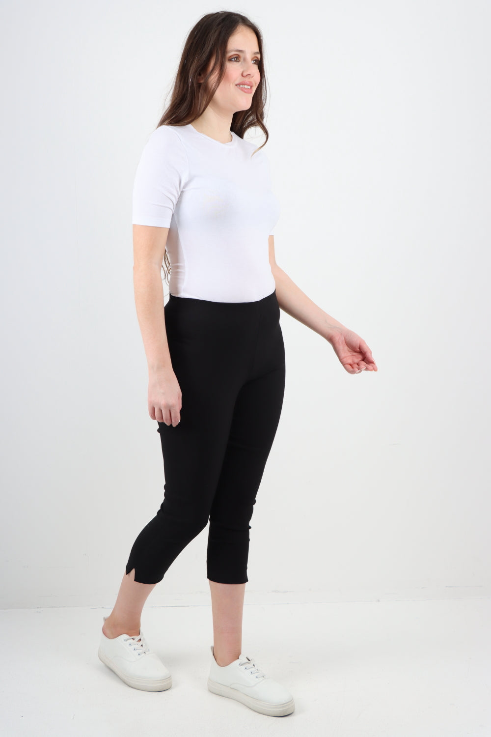 Italian Plain Capri Trousers