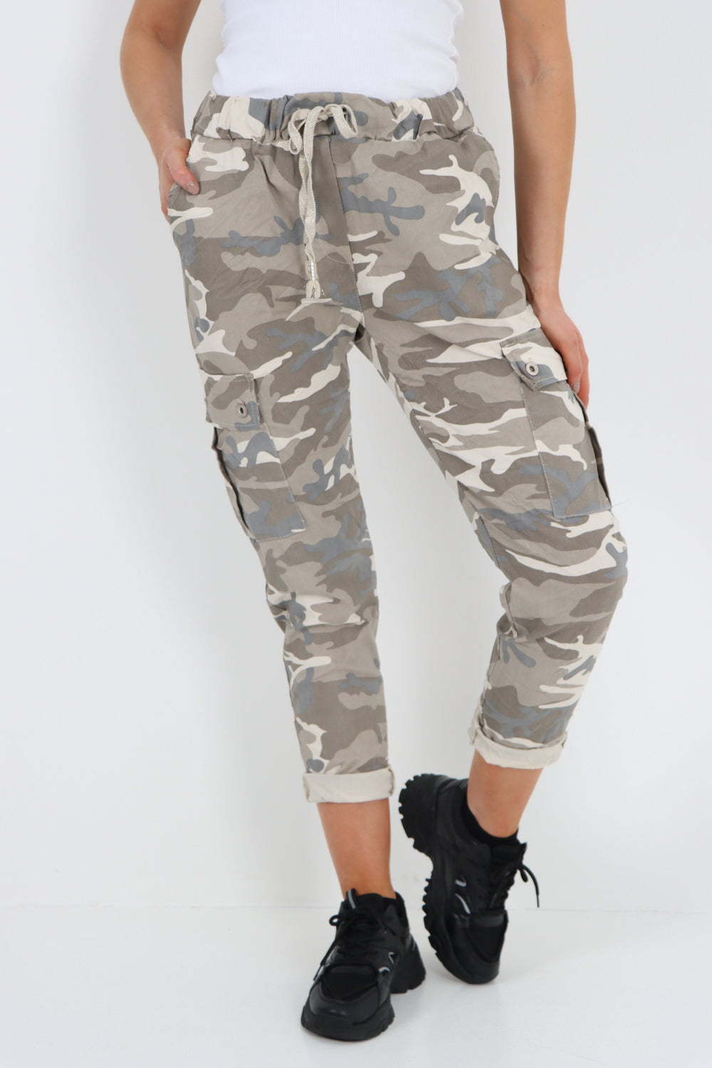 Italian Camouflage Cargo Magic Trouser