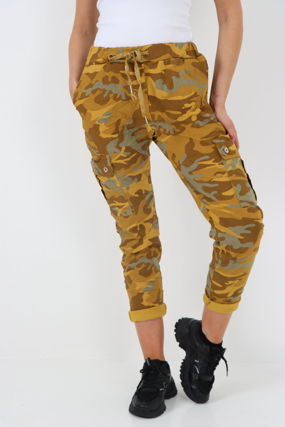 Italian Camouflage Cargo Magic Trouser