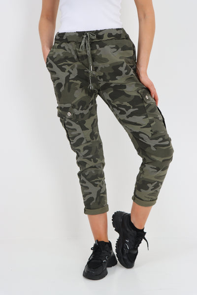 Italian Camouflage Cargo Magic Trouser