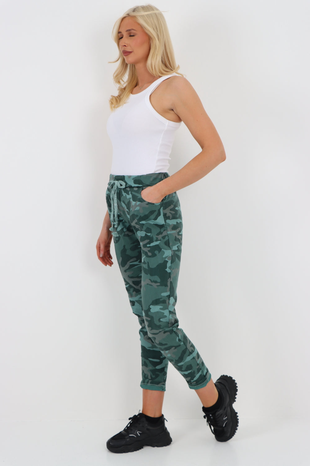 Italian Camouflage Cargo Magic Trouser