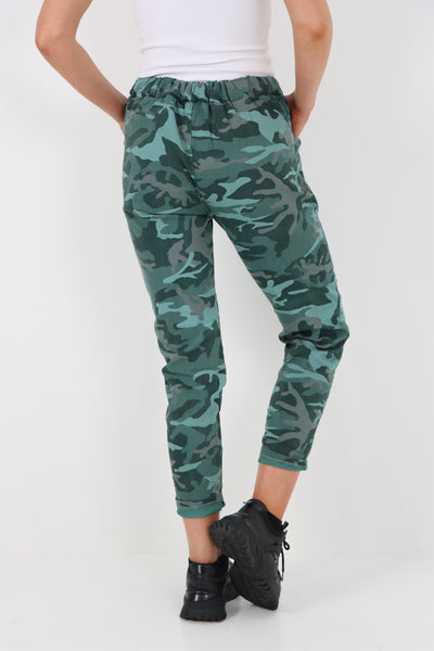 Italian Camouflage Cargo Magic Trouser