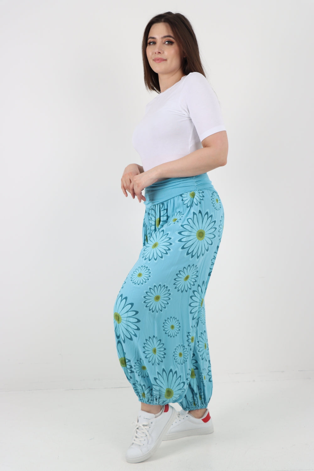 Italian All Over Print Harem Pants