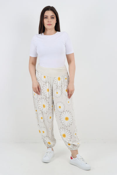 Italian All Over Print Harem Pants