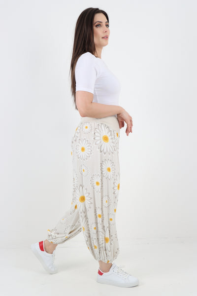 Italian All Over Print Harem Pants