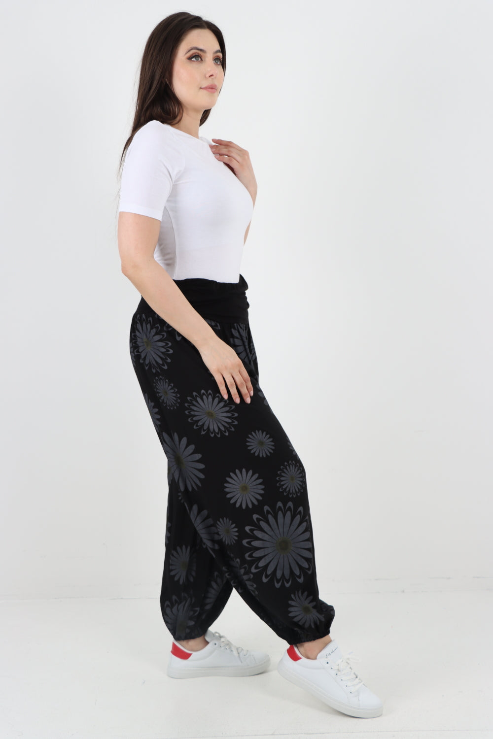 Italian All Over Print Harem Pants