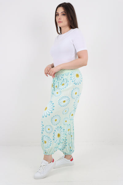 Italian All Over Print Harem Pants