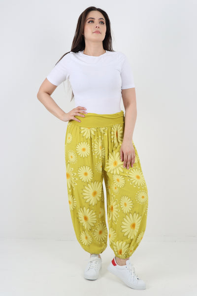 Italian All Over Print Harem Pants