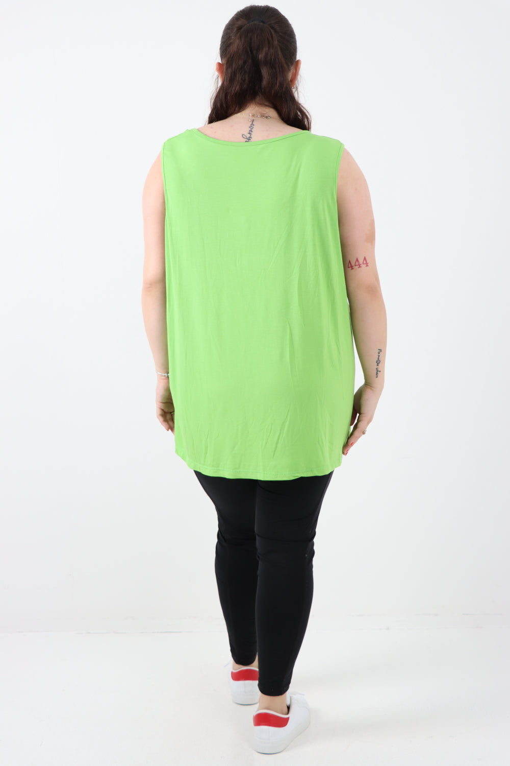 Italian Long Strap Ring Vest Top