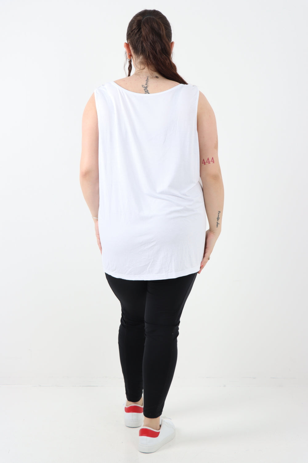 Italian Long Strap Ring Vest Top