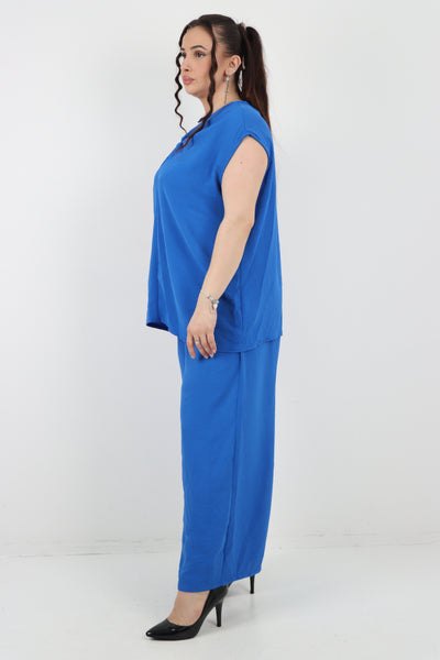 Italian Tie Back Bow Top and Trouser Co Ord Set