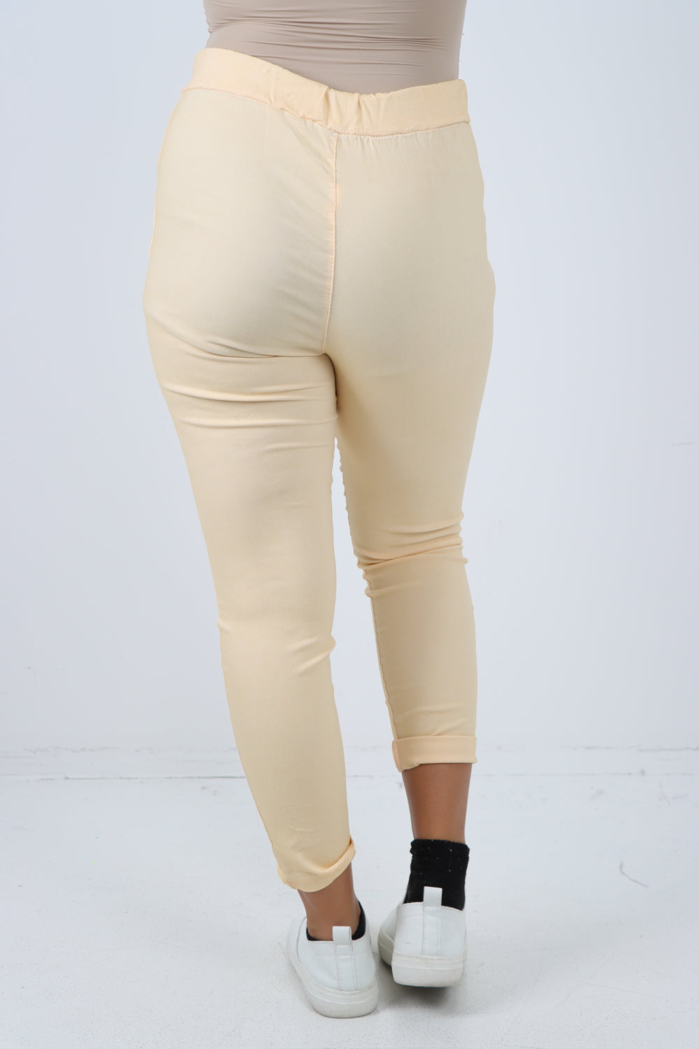 Italian Drawstring Plain Magic Comfort Trousers