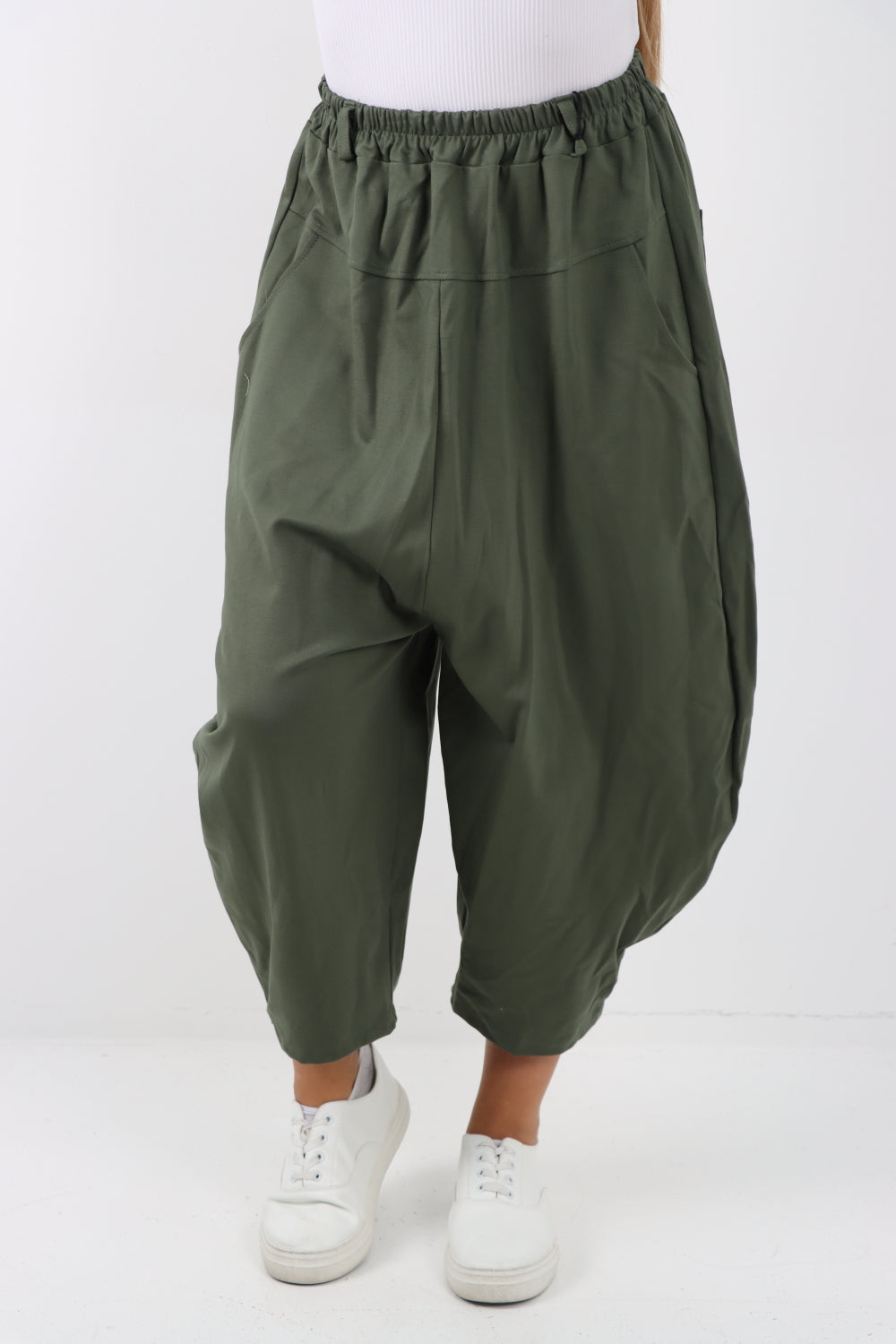 Italian Wide Leg Baggy Harem Parachute Palazzo Pant