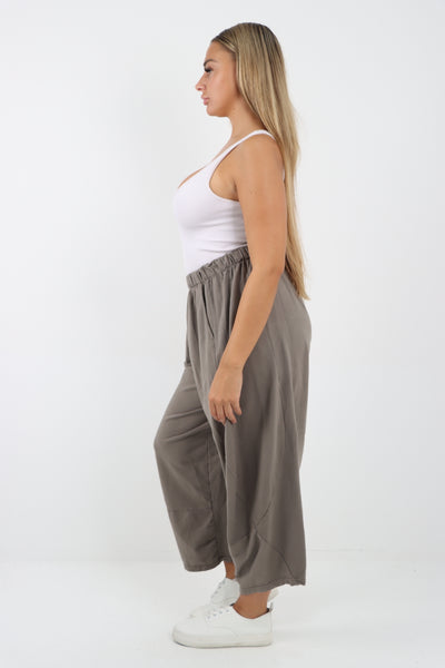 Italian Relaxed Fit Plain Harem Pant