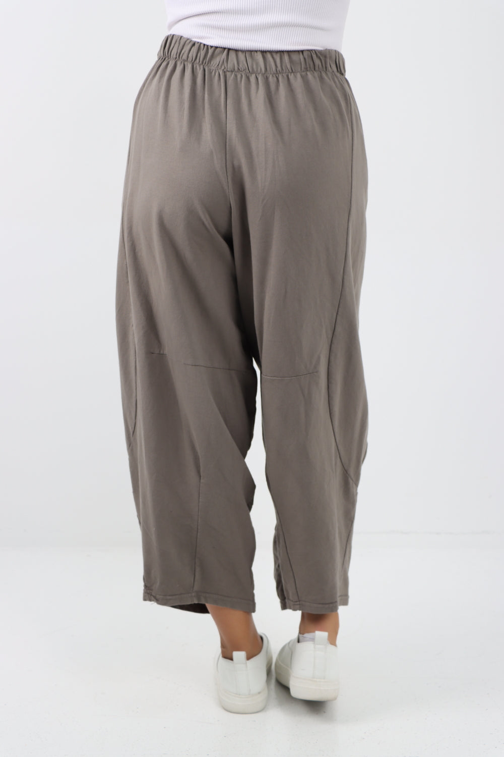 Italian Relaxed Fit Plain Harem Pant