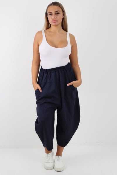 Italian Wide Leg Baggy Harem Parachute Palazzo Pant