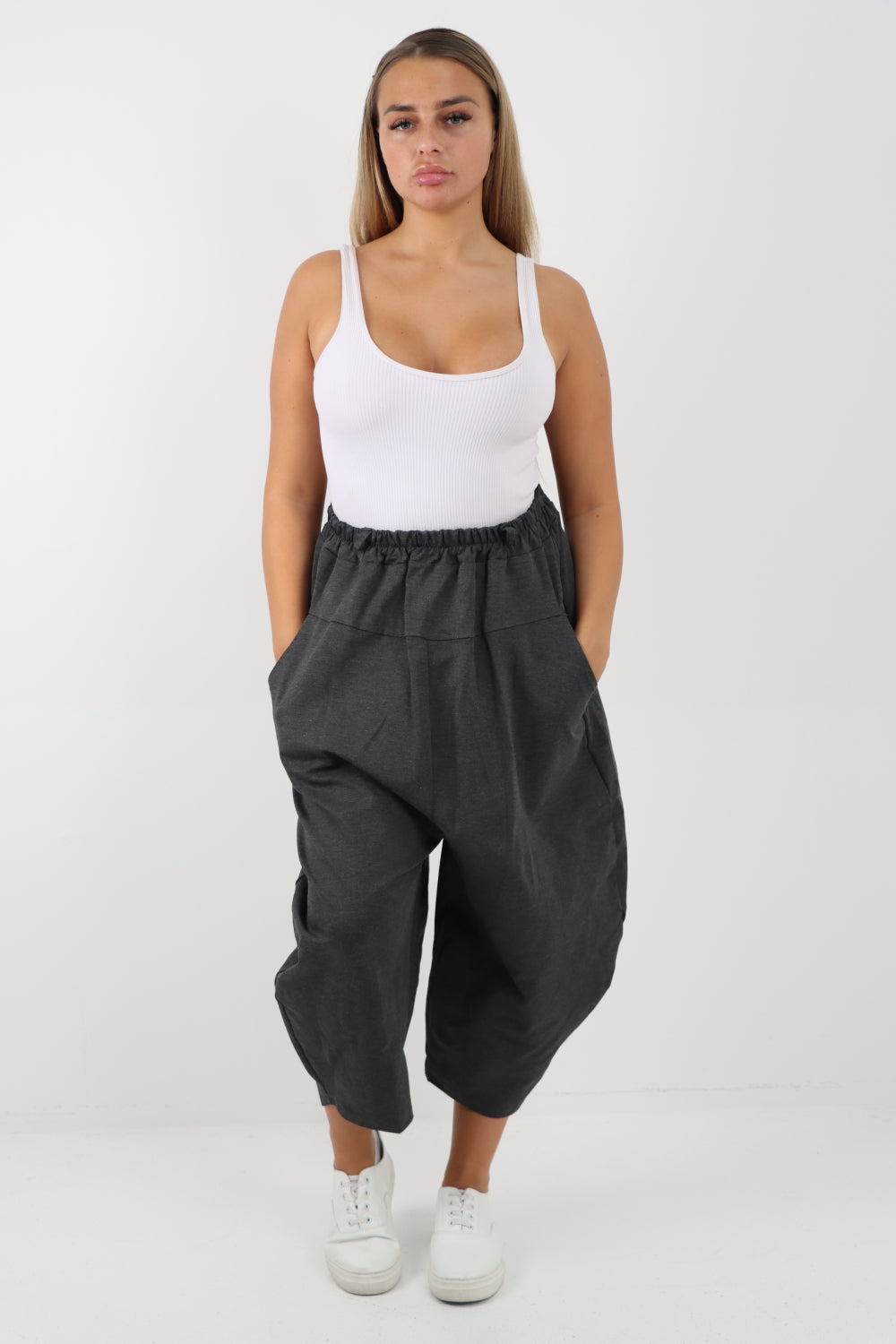 Italian Wide Leg Baggy Harem Parachute Palazzo Pant