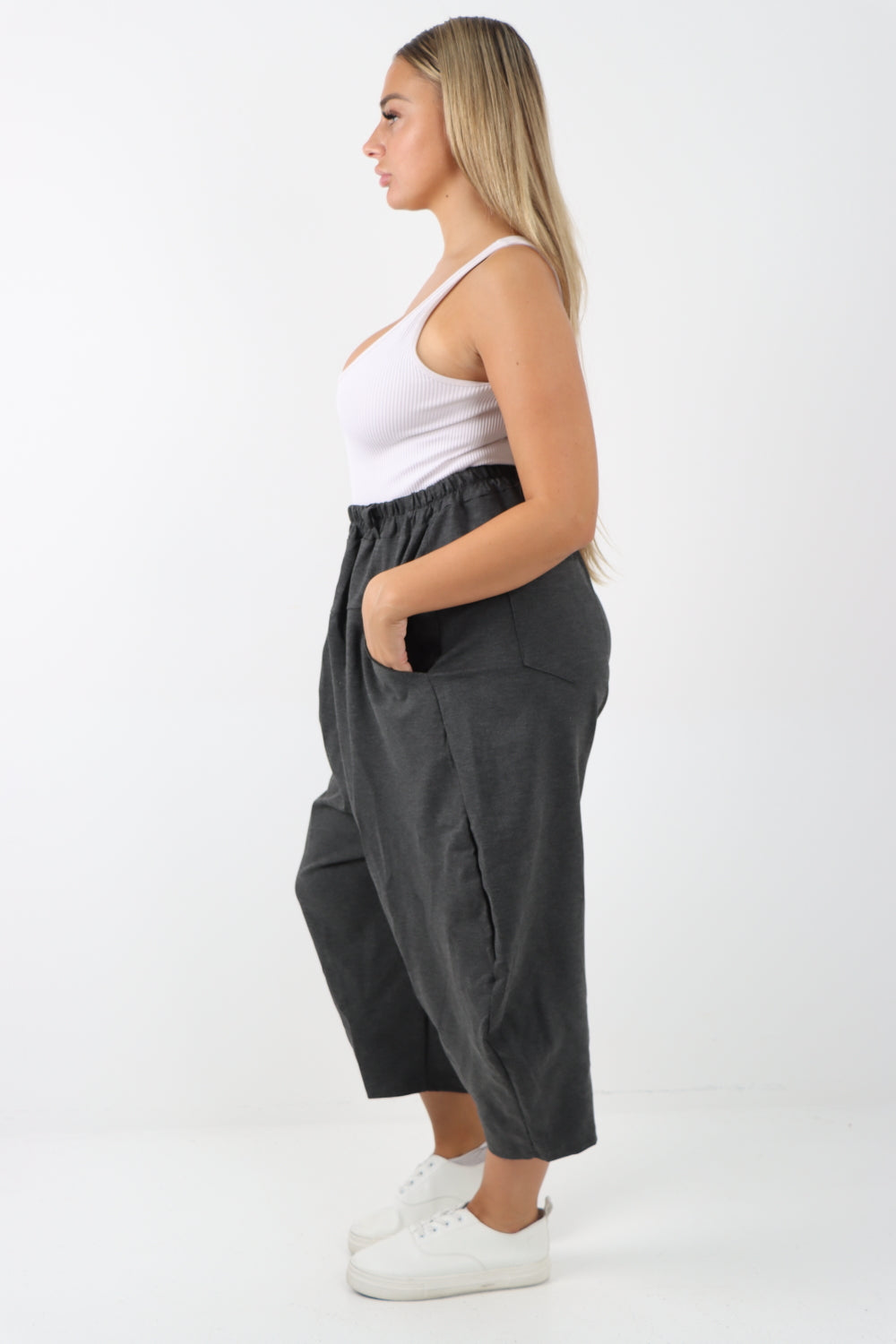 Italian Wide Leg Baggy Harem Parachute Palazzo Pant