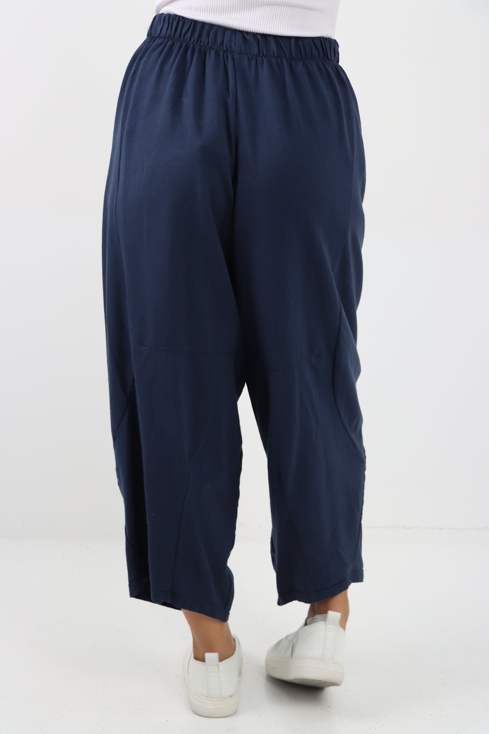 Italian Relaxed Fit Plain Harem Pant