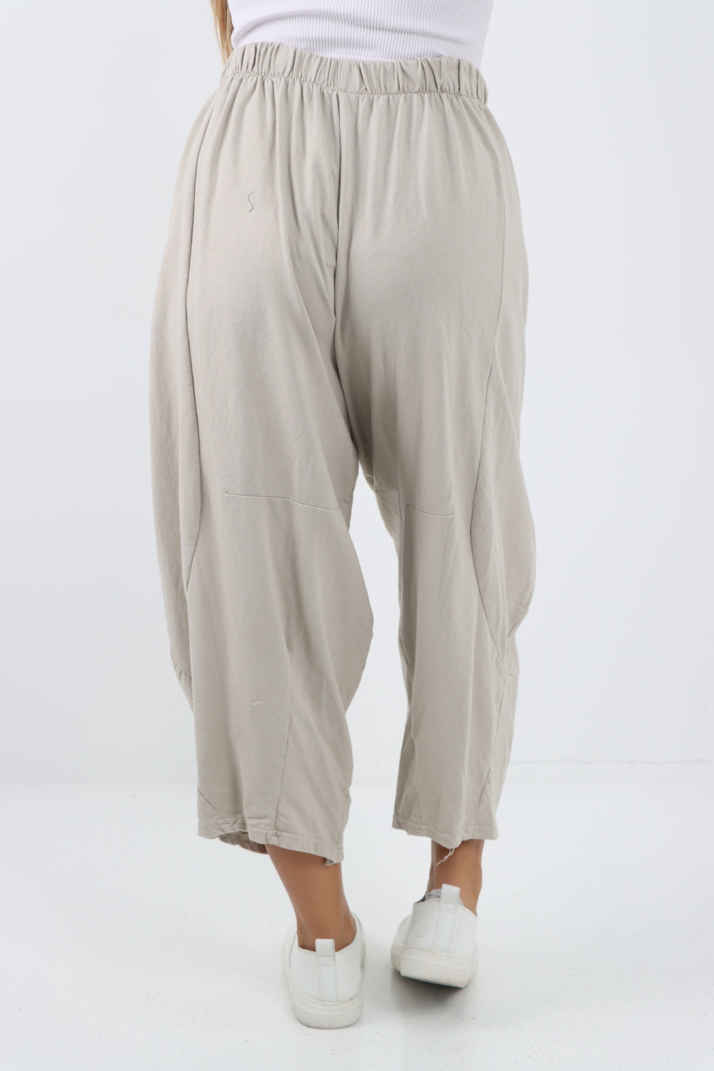 Italian Relaxed Fit Plain Harem Pant