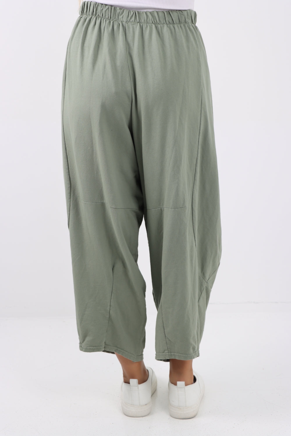 Italian Relaxed Fit Plain Harem Pant