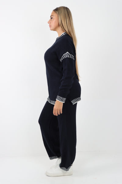 Italian Patch Work Knitted Co-Ord Set