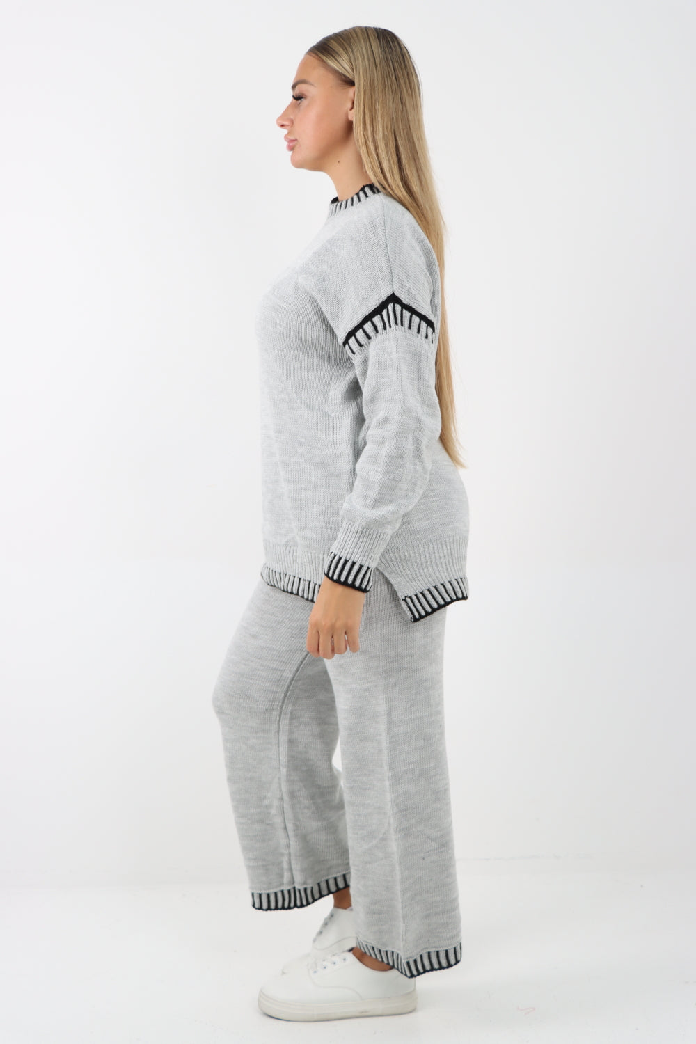 Italian Patch Work Knitted Co-Ord Set