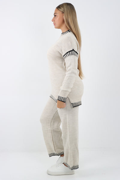 Italian Patch Work Knitted Co-Ord Set