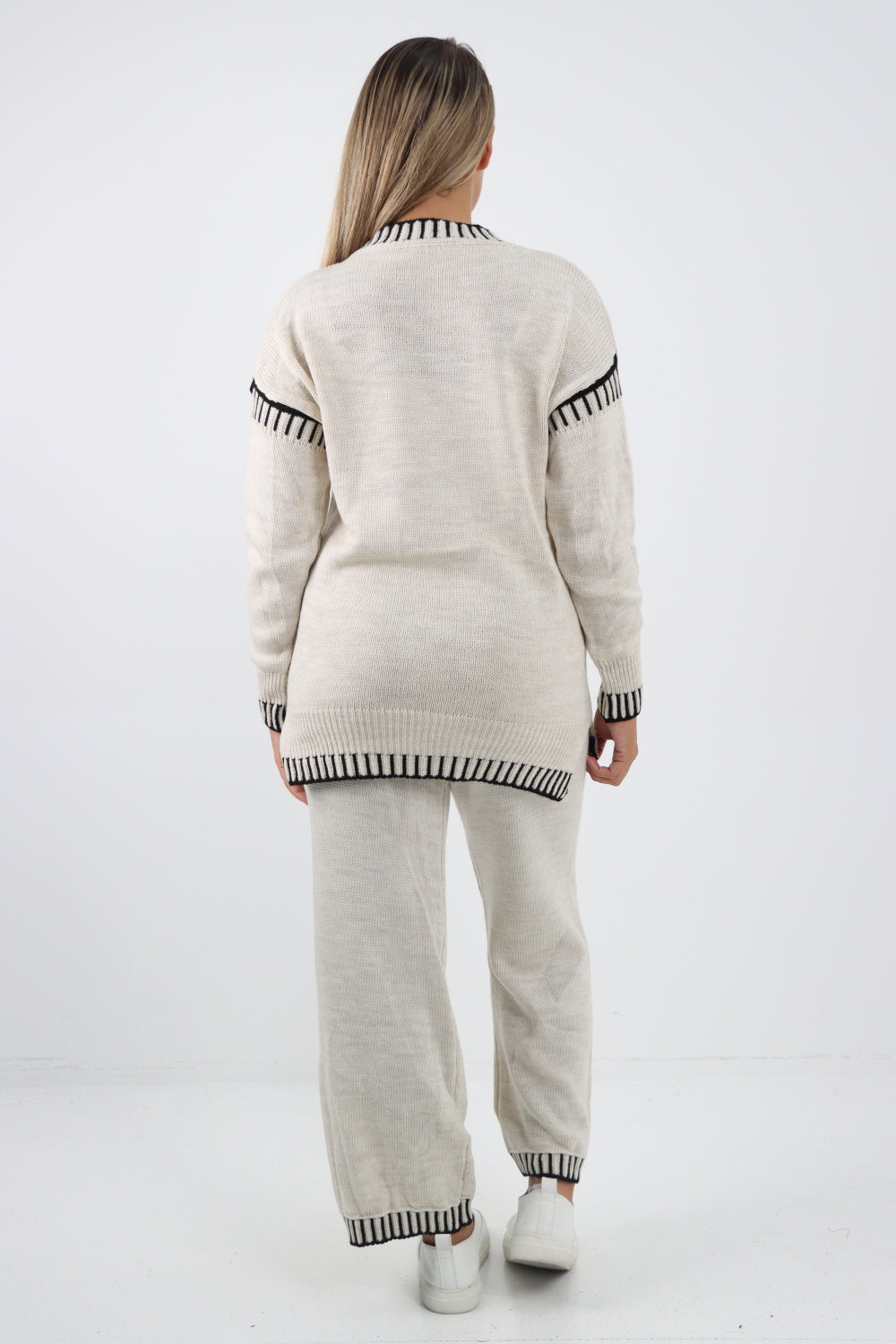 Italian Patch Work Knitted Co-Ord Set