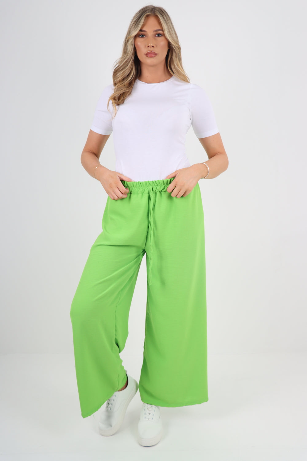 Italian Elastic String Waist Trousers